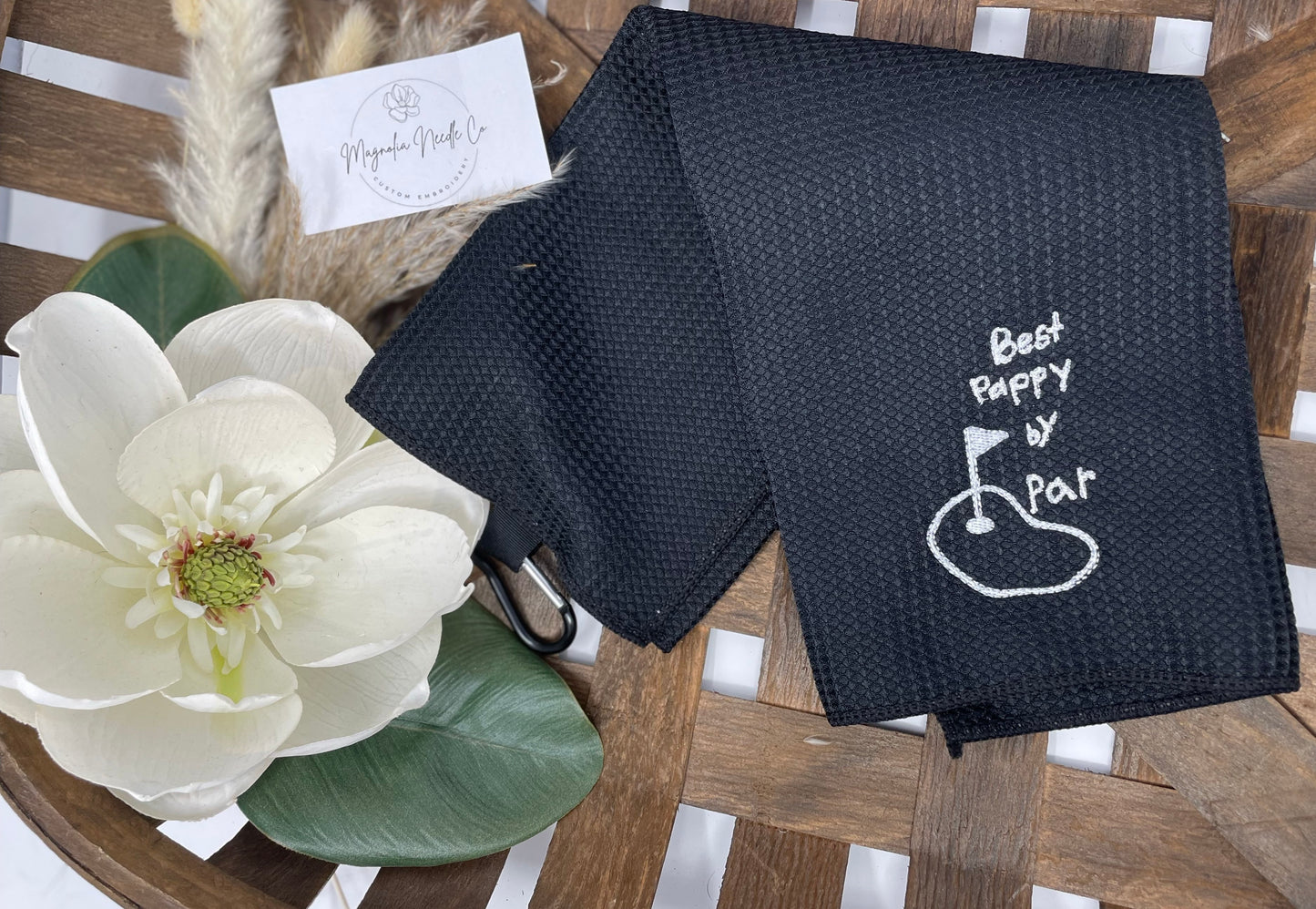 Custom embroidered kids handwriting hats