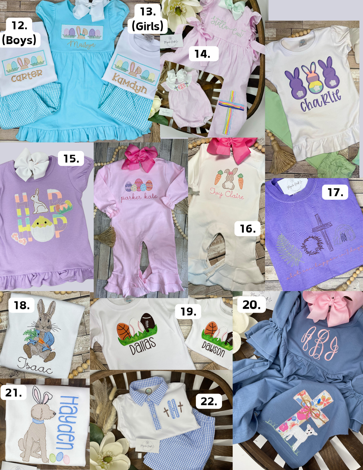 Easter baskets