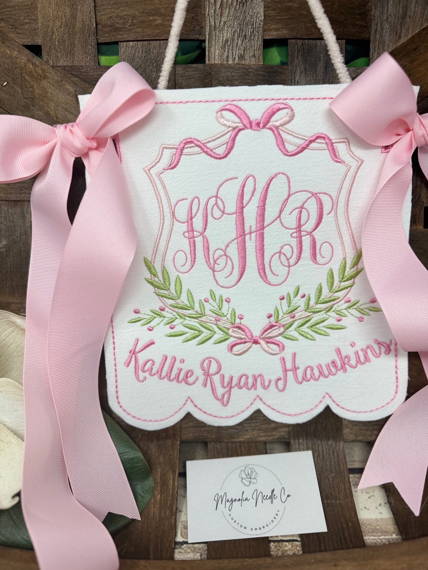 Baby Girl Welcome banner