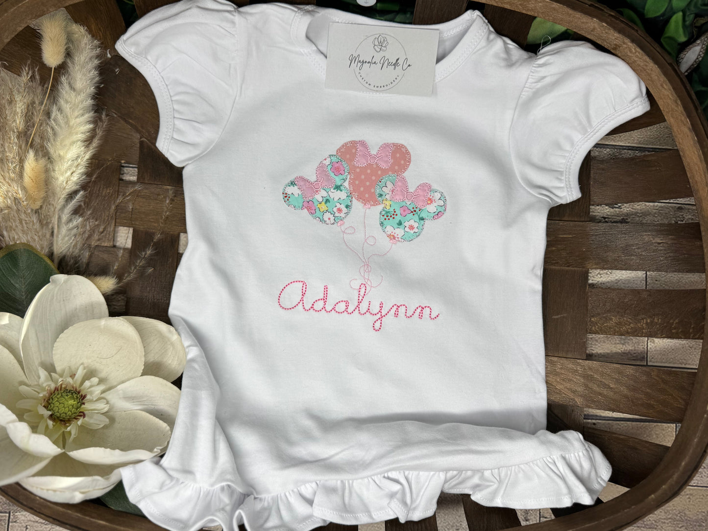 mouse head appliqué trio