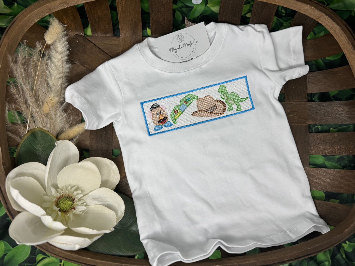 Toy themed smock shirt