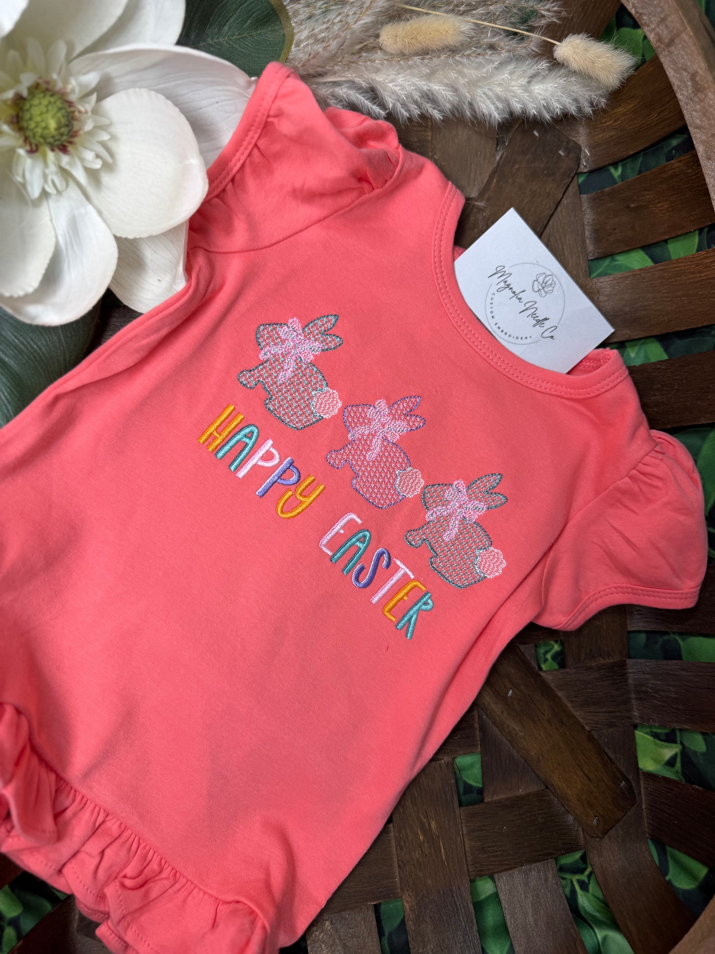 Easter motif bunny trio design