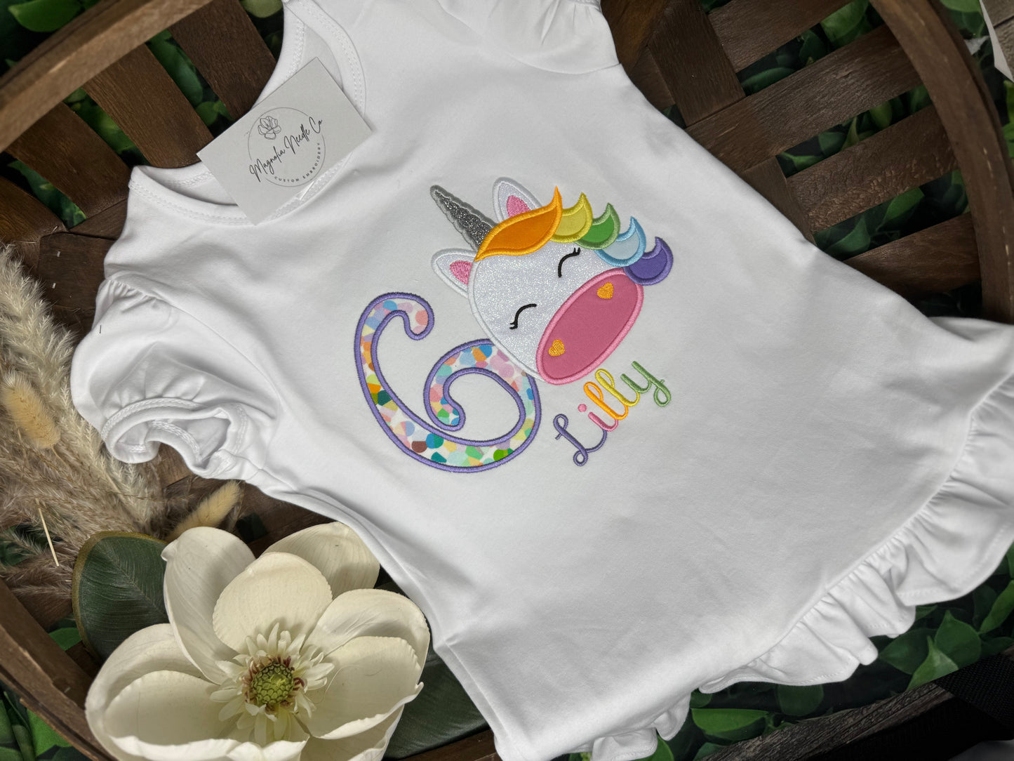 Unicorn themed Birthday Shirt