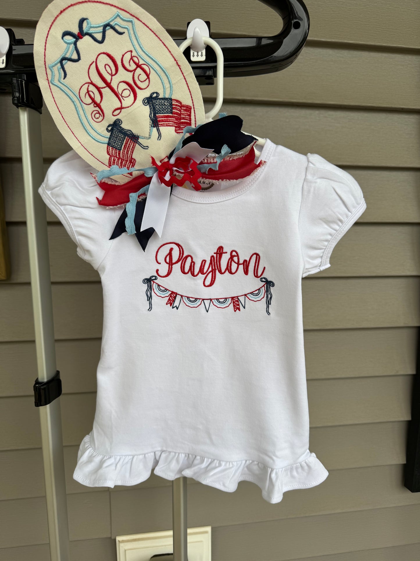 Custom made cake topper 4th of July theme